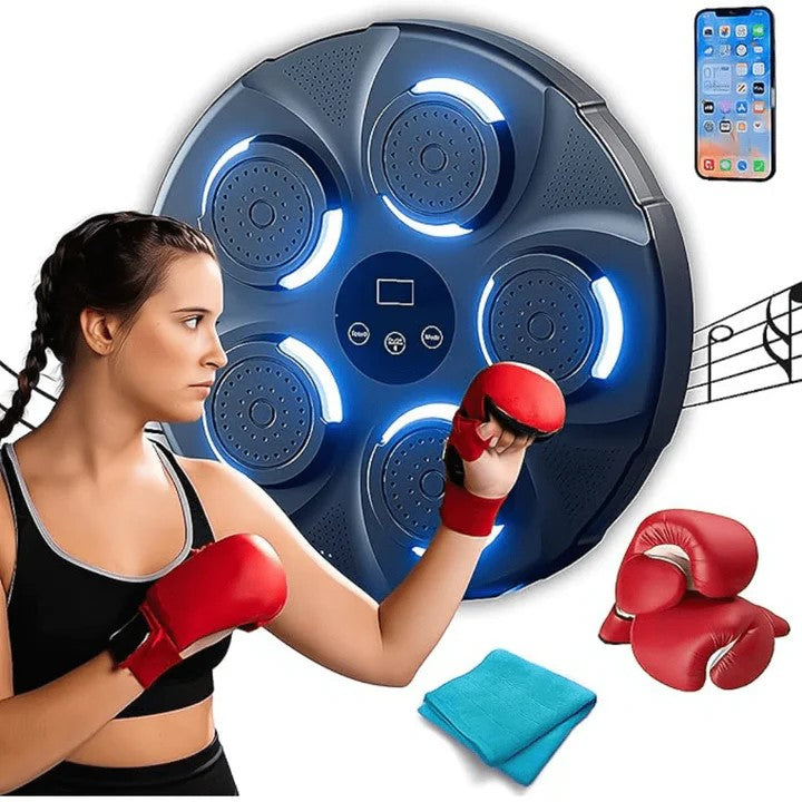 MAQUINA DE BOXEO PRO MUSICAL+GUANTES GRATIS